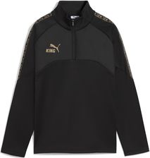 Zdjęcie Puma Młodzieżowa Treningowa Kurtka Na Zimę King Z Zamkiem 1/4 Black Gold - Kraków