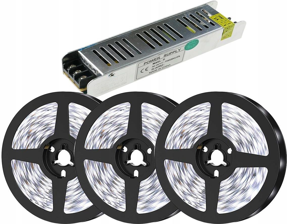 Zestaw 900 Led 15M 60/M Taśma 2835 Biały Zimny (LEDNET0297) - Opinie i ...