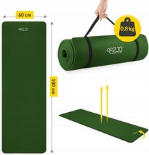 Zdjęcie 4Fizjo Mata Do Ćwiczeń Jogi Fitness Pilates Antypoślizgowa Gruba Pianka Nbr 1,5cm - Koszalin