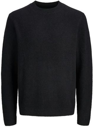 Duży męski sweter wkładany przez głowę Jack & Jones 12287968 czarny