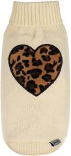 Zdjęcie Sweterek Dla Psa Beżowy Z Sercem 4XS - Stary Sącz