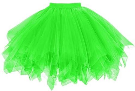 AUYAO Damska spódnica tutu, klasyczna spódnica, baletowa, tiulowa spódnica, halka, spódniczka tutu, spódniczka tutu, tiulowa spódnica w stylu lat