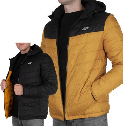 KURTKA 4F ZIMOWA DWUSTRONNA 4FWAW23TDJAM434 CZARNA