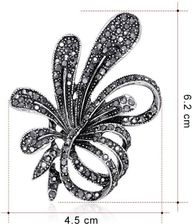 Zdjęcie Upominkarnia Broszka ozdobna KRYSZTAŁOWA BZ108 - Reda