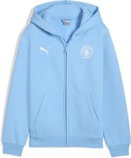 Zdjęcie Puma Młodzieżowa Kurtka Manchester City Ftblessentials Z Kapturem Białe - Jedlicze