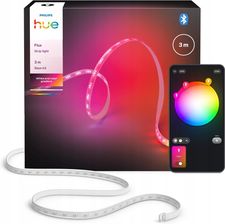 Zdjęcie Philips Hue Taśma Led Pasek 3m 12W 1200lm Rgb Tw Inteligentna Flux Strip (929004610402) - Międzyrzec Podlaski