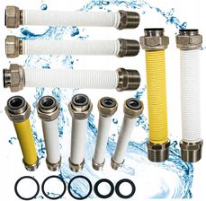 Invena Komplet W�y Przy��czniowych W�yki Rozci�gliwe Kot�a Gazowego 13659981