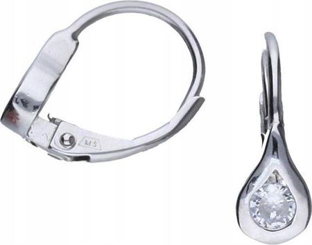 Srebrne kolczyki 925 modna Kropla łezka 1,36 g idealne na damskie