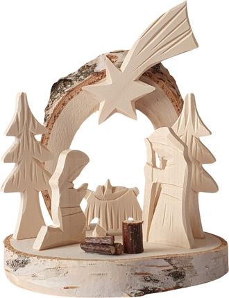 Mała ludowa Szopka Betlejemska z Brzozy Ludowe Rękodzieło