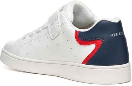Geox Jongen Eclyper Boy A Sneakers, Wit oranje., 35 EU