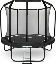 Zdjęcie Virtufit Trampolina Premium Z Siatką Bezpieczeństwa Czarna 305cm - Żagań
