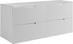 Zdjęcie Rodan Zestaw Mebli Łazienkowych Vena Z Szafkami Podumywalkowymi 60Cm I Blatem 120 Biały - Lubań