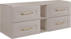 Zdjęcie Rodan Zestaw Mebli Łazienkowych Classic Z Szafkami Podumywalkowymi 80Cm Szafką Otwartą Blatem 180Cm Kaszmir - Kłodawa