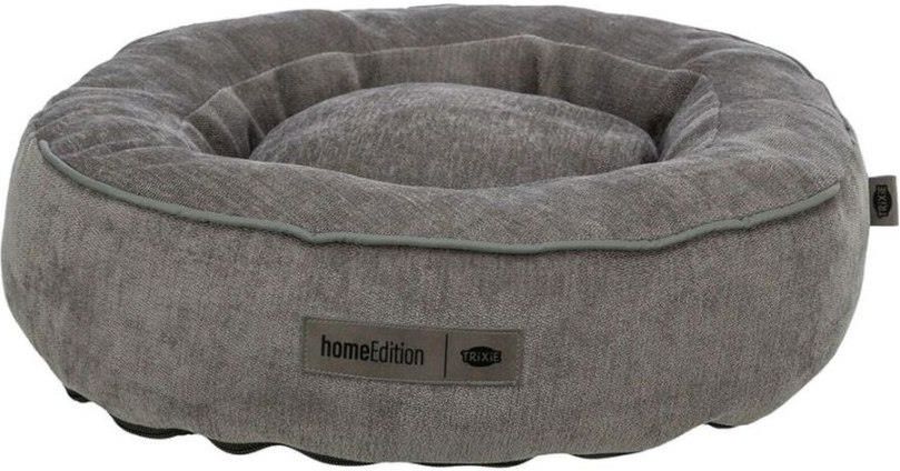 Trixie Hundebett Vital Lennox  Orthopdisches Hundekissen Rund 60cm,  Chenille Braun Mit Memory-Schaum