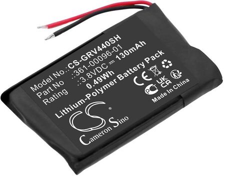 Cameron Sino Garmin Vivoactive 4S 40Mm / 361-00096-01 130Mah 0.49Wh Li-Polymer 3.8V (CSGRV440SH)