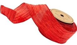 Zdjęcie Christmas Decoration Wstążka 6.3Cm X 3M Czerwony - Wielbark