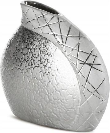 Eurofirany Wazon Dekoracyjny Alira 01 20x8x19cm Srebrny