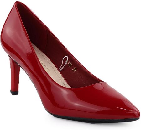 Szpilki czółenka damskie lakierowane czerwone Sergio Leone 1336