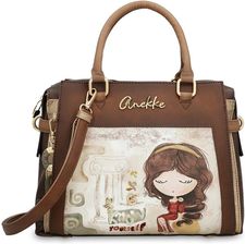 Zdjęcie Brązowa Duża Damska Torebka Anekke - Orzesze