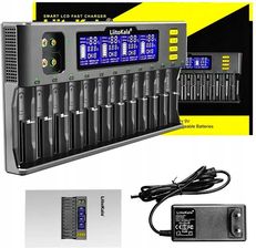 Zdjęcie Liitokala Ładowarka do baterii akumulatorów AA AAA 18650 21700 9V Lii-S12 - Czempiń