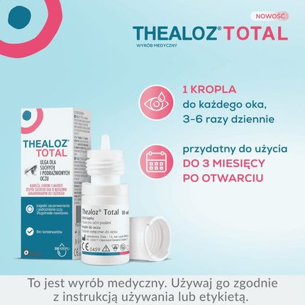 Thea Polska Thealoz Total Krople Do Oczu 10Ml - Opinie i ceny na Ceneo.pl