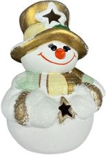 Zdjęcie Max-Land Bałwanek Figurka Ceramiczna Ozdoba Lampion Do Ogrodu Duża 34X25X19 - Bytom