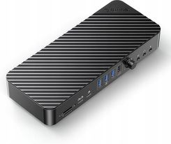 Zdjęcie Orico Stacja dokująca USB-C 10 Gbps, 2x DP 4K, HDMI 4K, PD 60W, 36x USB-A, karty SD - Rzepin