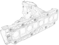 Zdjęcie Vw Kolektor Dolotowy 04L129709C - Wieliczka