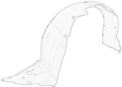 Zdjęcie Toyota Nadkole Plastikowe 5380505012 - Proszowice