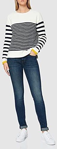 TOM TAILOR Jeans Donna Barrel Mom Fit, 1043432, Colore Dark Stone Wash Denim, Taglia 33W X 28L
