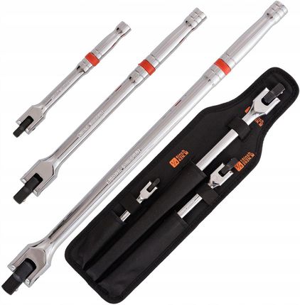 RUFFLOG×TAINDOUBLEPUSH Meta-Pro Pokrętło Przegubowe Zestaw Kluczy Nasadowych 1/2 1/4 3/8