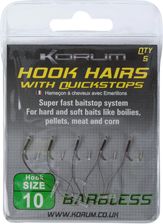 Zdjęcie Korum Haczyk Z Włosem Avec Quickstops X5 Brązowe - Strzyżów