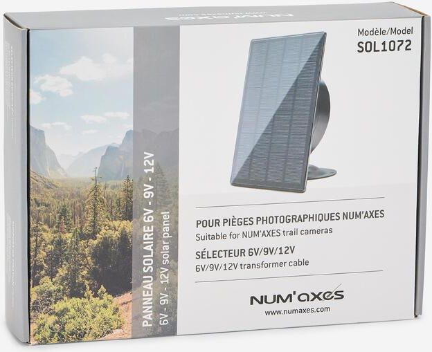 Axes Panel Num'Axes Panel Słoneczny 6V 9V 12V Z Wbudowanym Akumulatorem Sol1072 ...