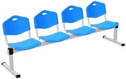 Zdjęcie Nowy Styl Ławka Iso 4 Plastic Biały Stelaż (K31) - Ostróda