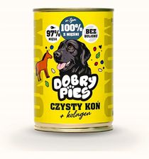 Dobry Pies Karma Dla Psa Monoproteinowa Z Kolagenem Konina 400g