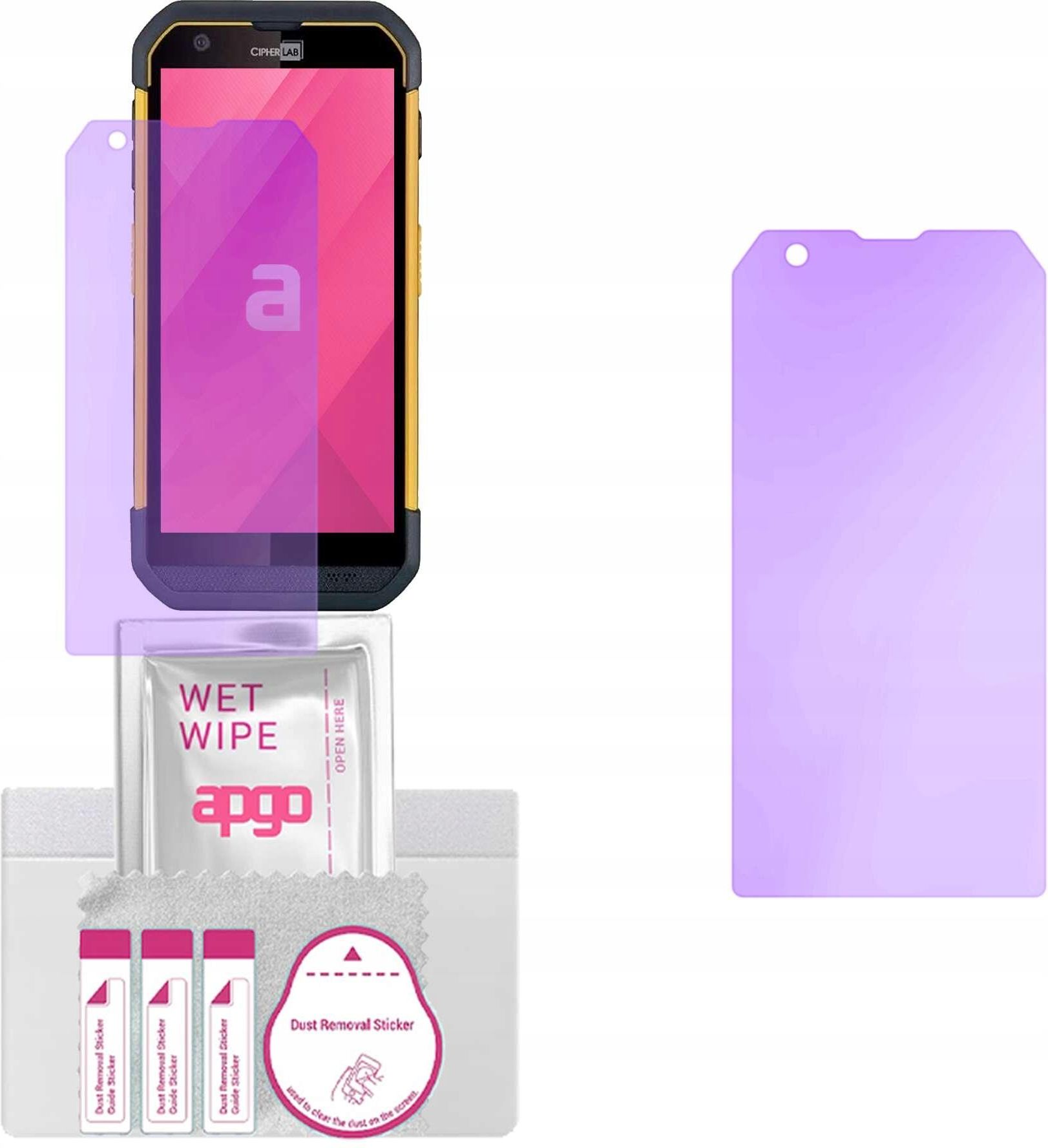 Apgo Szkło Hybrydowe Na Ekran Anti-Blue 9H Do Cipherlab Rs36 - opinie i  ceny na Ceneo.pl