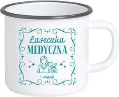 Zdjęcie Koszulkowy.Pl Laseczka Medyczna Kubek Emaliowany Na Prezent - Kędzierzyn-Koźle
