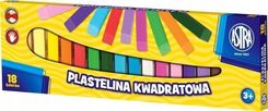 Zdjęcie Astra Plastelina Kwadratowa 18 Kolorów - Jordanów