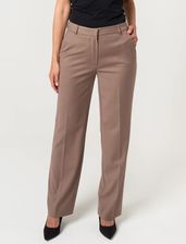 Zdjęcie Ciemnobeżowe spodnie garniturowe - Szlichtyngowa