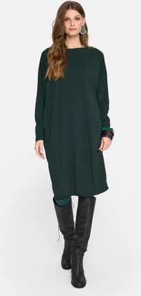 by Insomnia Sukienka midi ALANA SZMARAGDOWY