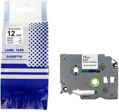 Zdjęcie Prism Taśma Do Brother Tze-S231 12mm X 8 M Czarny Na Białym Zamiennik - Bogatynia