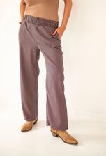 Zdjęcie by Insomnia Spodnie proste ALLURE KRATA RÓŻOWO BRĄZOWY - Warszawa