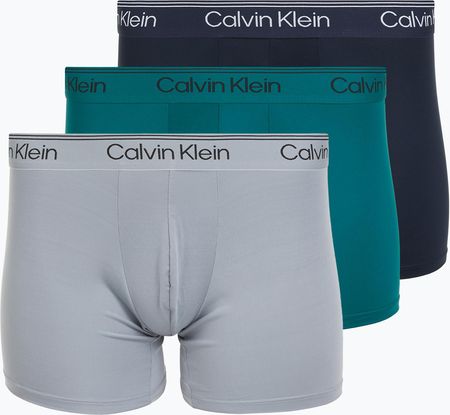 Bokserki Calvin Klein LV00NB4410 Brief 3 pary sleet/teal marine/shoreline