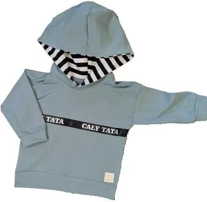 Bluza chłopięca Cały Tata z paskami rozmiar 164