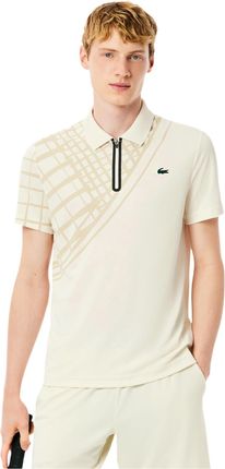 Koszulka męska Lacoste  Ultra-Dry Zipped Tennis Polo Lapland M