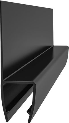 Inea 2M Czarna Uszczelka Do Kabin Kabiny Prysznicowej Szkła Między Szyby 4 5 6Mm