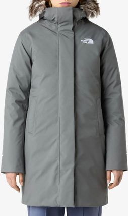 Płaszcz puchowy damski The North Face Arctic Parka - smoked pearl