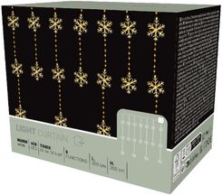 Zdjęcie Christmas Decoration Kurtyna Dekoracyjna 415 Led Sieciowe 2M Transparentny (1079257) - Człopa