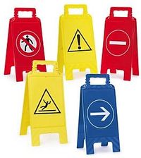 Zdjęcie Raja Rozkładana Tablica Ostrzegawcza - Warka