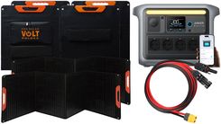 Zdjęcie Zestaw: przenośna stacja zasilania Anker Solix C1000X 1056Wh 1800W + 2 x składany (na 4) panel fotowoltaiczny 200W 18V MONO ETFE + kabel 10m 4mm2 (dzi - Pyskowice